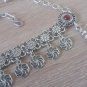 Eternity Forehead Flowery Silver Plated Drop, Armenian Headpieces Drop