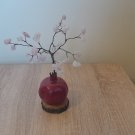 Pomegranate Tree of Life Tourmaline Fertility and Good Fortune, Home Décor, Armenian Pomegranate