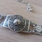Flowery Central Star Forehead Silver Plated, Armenian Headpieces, Ethnic Headwear