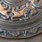 Vintage Erebuni Decorative Tray, Wall Hanging Decorative Tray, The Lions of Erebuni