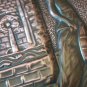 Vintage Embossed Copper Wall Decoration of an Armenian woman at the Water Source, Armenian Chekanka
