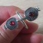 Pomegranate Adjustable Open Ring, Armenian Sterling Silver Ring, Face to Face Ring