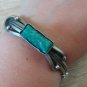Vintage Armenian Soviet Cuff Amazonite Bracelet, Armenian Cuff Bracelet, Antique Ethnic Bracelet