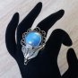 Vintage Armenian Soviet Filigree Moon Ring, Antique Armenian Ring, Ethnic Ring