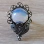 Vintage Armenian Soviet Filigree Moon Ring, Antique Armenian Ring, Ethnic Ring