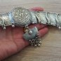 Armenian Silver Plated Armor Link Neck Necklace, Ethnic Neck Necklace, Crew-neck Necklace