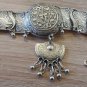 Armenian Silver Plated Armor Link Neck Necklace, Ethnic Neck Necklace, Crew-neck Necklace