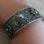 Vintage Armenian Soviet Filigree Cuff Bracelet, Filigree Cuff Bracelet, Antique Ethnic Bracelet