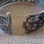 Vintage Armenian Soviet Filigree Cuff Bracelet, Filigree Cuff Bracelet, Antique Ethnic Bracelet