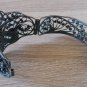 Vintage Armenian Soviet Cuff Filigree Agate Bracelet, Armenian Cuff Bracelet