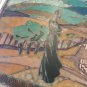 Vintage Embossed Copper Enamel Wall Decoration of The Unsilenceable Belfry Poem of Paruyr Sevak