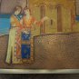 Vintage Embossed Copper Enamel Wall Decoration of the Legend of Tamar, Achtamar Armenian Legend