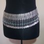 Armenian Tigran the Great Armor Link Turquoise Belt, Ethnic Belt, Belly Dancer Belt