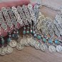 Armenian Tigran the Great Armor Link Turquoise Belt, Ethnic Belt, Belly Dancer Belt