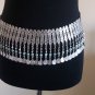 Armenian Tigran the Great Armor Link Turquoise Belt, Ethnic Belt, Belly Dancer Belt