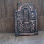 Vintage Embossed Copper Wall Decoration of The Holy Cross Cathedral, Akhtamar during the Soviet Era