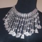 Armenian Pagan Drop Coin Statement Necklace, Drop Coin Pagan Necklace, Anahit Necklace