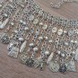 Armenian Pagan Drop Coin Statement Necklace, Drop Coin Pagan Necklace, Anahit Necklace