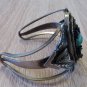 Armenian Amazonite Cuff Filigree Bracelet, Armenian Cuff Bracelet