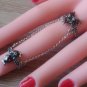 Pomegranate Armenian Double Ring Sterling Silver, Armenian Jewelry, Ethnic Double Ring