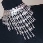 Armenian Shield Link Fish Drop Necklace, Armenian Necklace, Drop Fish Symbol of Faith Necklace