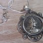 Tigran The Great Sterling Silver Coin Filigree Pendant, Armenian Jewelry
