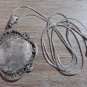 Tigran The Great Sterling Silver Coin Filigree Pendant, Armenian Jewelry