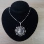 Tigran The Great Sterling Silver Coin Filigree Pendant, Armenian Jewelry