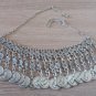 Tigran the Great Forehead Flowery Silver Plated Drop, Armenian Headpieces Drop