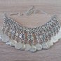Tigran the Great Forehead Flowery Silver Plated Drop, Armenian Headpieces Drop