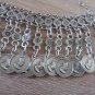 Tigran the Great Forehead Flowery Silver Plated Drop, Armenian Headpieces Drop