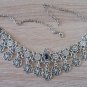 Eternity Forehead Flowery Silver Plated Drop, Armenian Headpieces Drop, Black Onyx Forehead Drop