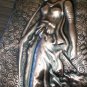 Vintage Embossed Copper Wall Decoration of the Goddess Anahit, Armenian Mythology