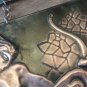 Vintage Embossed Copper Wall Decoration of Lion Mher, Armenian Legendary Patriarch, Chekanka
