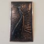 Vintage Embossed Copper Wall Decoration of the Legend of Tamar, Achtamar Armenian Legend