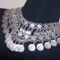 Flowery Drop Tigran The Great Link Necklace, Armenian Statement Necklace
