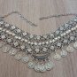 Flowery Drop Tigran The Great Link Necklace, Armenian Statement Necklace