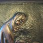 Vintage Embossed Copper Wall Decoration of the Blessing, Home Wall D&Atilde;&copy;cor, Chekanka