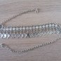 Flowery Pomegranate Forehead Silver Plated Drop, Armenian Headpieces Drop