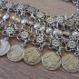 Tigran the Great Flowery Armenian Drop Coin Belt, Ethnic Belt, Belly Dancer Belt