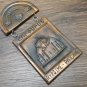 Vintage Embossed Copper Wall Decoration of Saint Hripsime Church, Armenian Chekanka