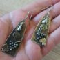 Dangle Rustic Armenian Grape and Leave Earrings, Ethnic Dangle Earrings, Boho Hippie Dangle Earrings