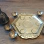 Vintage Mount Ararat Spirit Tray Set, Armenian Style Vintage Spirit Service Tray Set