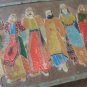 Vintage Embossed Copper Enamel Wall Decoration of Sasun Dance, Home D&Atilde;&copy;cor, Armenian Sasun Dance