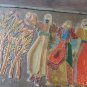 Vintage Embossed Copper Enamel Wall Decoration of Sasun Dance, Home D&Atilde;&copy;cor, Armenian Sasun Dance
