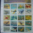 US (1997)- Classic American Aircraft Sheet of 20- SC#3142