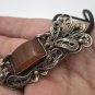 Vintage Armenian Soviet Filigree Amber Pendant, Antique Armenian Pendant