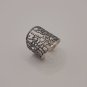 Armenian Adjustable Alphabet Ring Sterling Silver, Armenian Ring, Alphabet Silver Ring