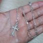 Armenian Cross Sterling Silver with Eternity Sign Pendant, Armenian Jewelry