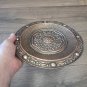 Vintage Embossed Copper Wall Decorative Plate, Armenian Wall Hanging Plate